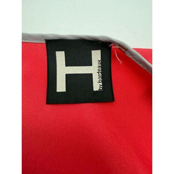 Women's H by Bordeaux Red Square Body Shirt L - Picture 6 of 7